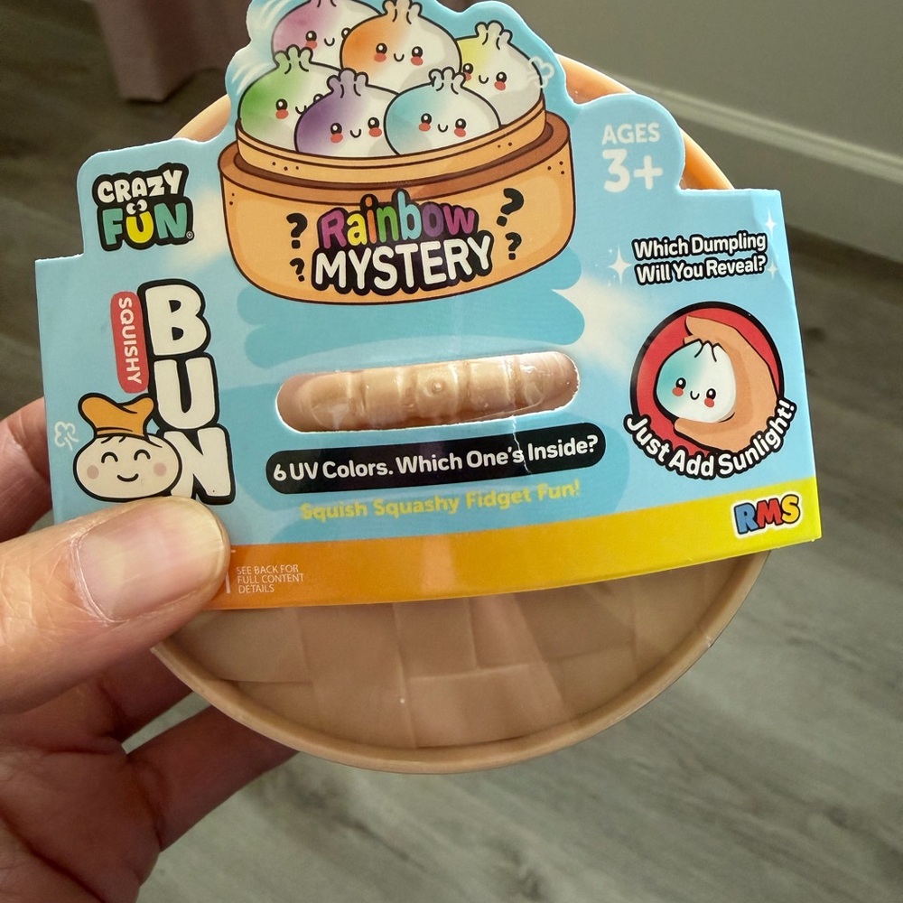RMS UV color changing Mystery Squishy Dumpling